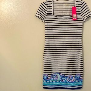 Lilly Pulitzer Rexa Dress True Navy XXS NWT never worn